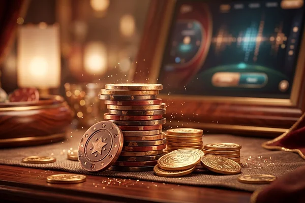 Robô com engrenagens simbolizando apostas automáticas no jogo Aviator.
